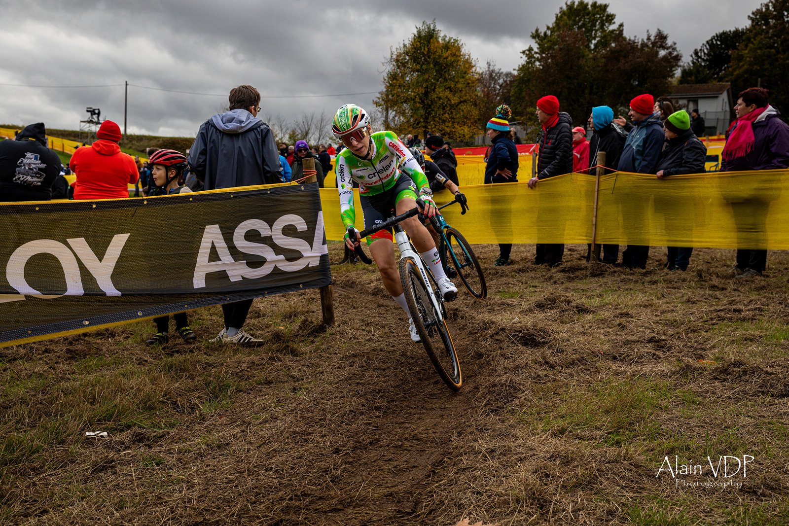 L'Italienne Sara Casasola (Crelan-Corendon) lors du cyclo-cross d'Overijse, le 26 octobre 2025 - Photo : Alain Vandepontseele/Alain VDP Photography