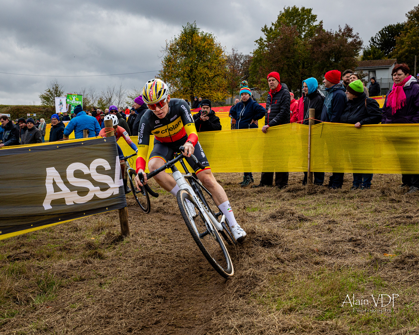 La championne de Belgique Marion Norbert-Riberolle (Crelan-Corendon) lors du cyclo-cross d'Overijse, le 26 octobre 2025 - Photo : Alain Vandepontseele/Alain VDP Photography